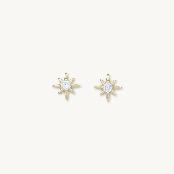 Camile Stone Starlight Sapphire Stud Earrings Earrings