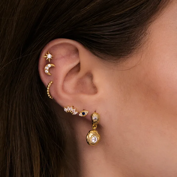 Camile Stone Starlight Sapphire Stud Earrings Earrings Camile Stone Starlight Sapphire Stud Earrings Earrings