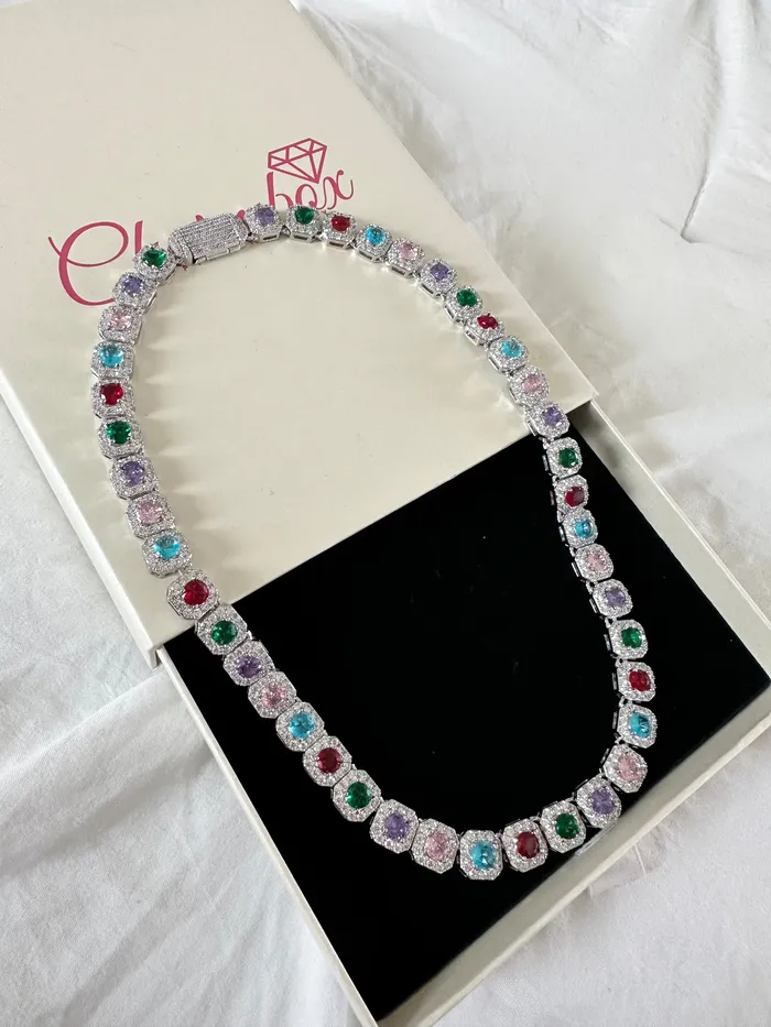 CharmBox Colorful Gem Necklace Ships Same Day Necklaces