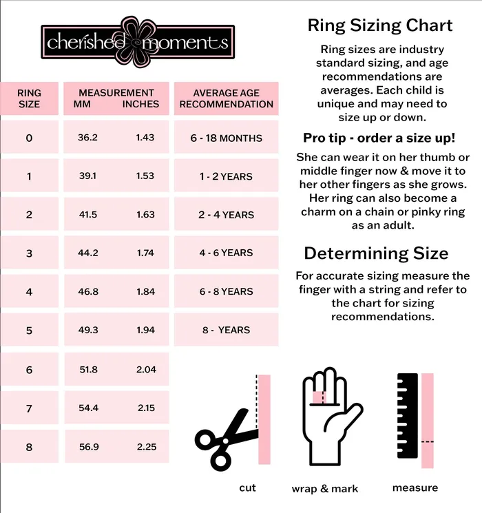 Cherished Moments Jewelry Rings Sterling Silver Toddler Rainbow Unicorn Ring with CZs for Kids