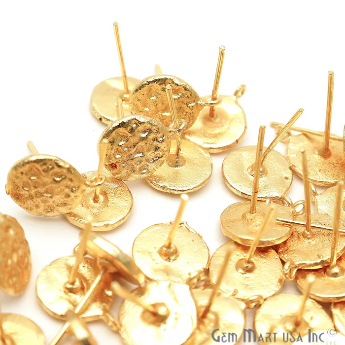 DIY Gold Plated 15x12mm Minimalist Stud Earrings GemmartUSA Earrings DIY Gold Plated 15x12mm Minimalist Stud Earrings GemmartUSA Earrings