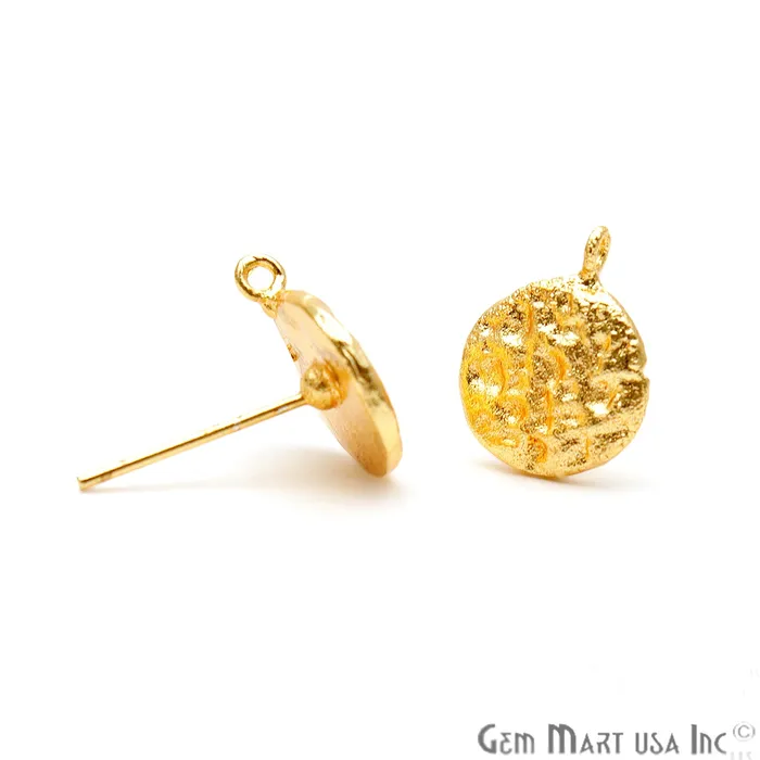 DIY Gold Plated 15x12mm Minimalist Stud Earrings GemmartUSA Earrings DIY Gold Plated 15x12mm Minimalist Stud Earrings GemmartUSA Earrings