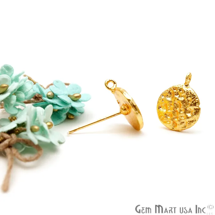 DIY Gold Plated 15x12mm Minimalist Stud Earrings GemmartUSA Earrings DIY Gold Plated 15x12mm Minimalist Stud Earrings GemmartUSA Earrings