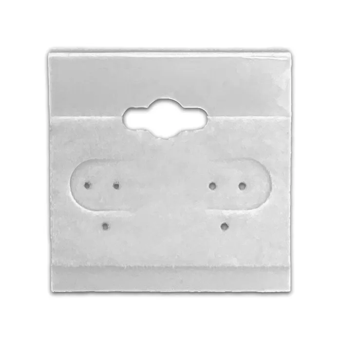 Earrings JPIDisplay 1 12W x 1 12H White Hanging Earring Card