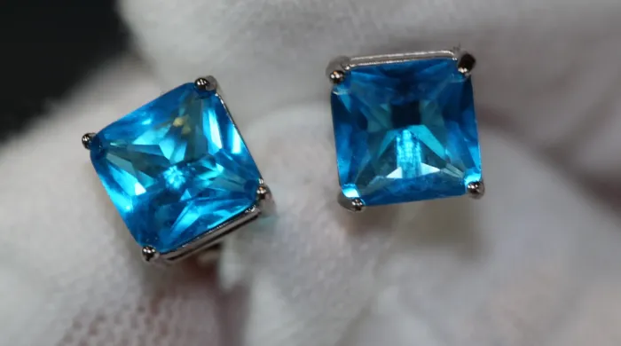 Earrings Lab Diamonds London Blue Diamond Ear Studs Womens Blue Diamond Ear Studs Mens Blue Diamond Ear Studs