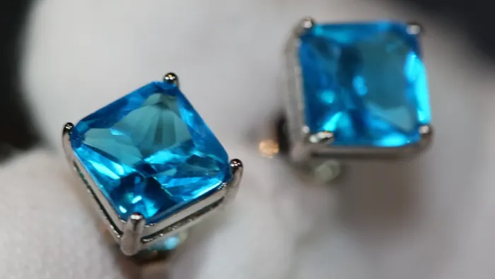 Earrings Lab Diamonds London Blue Diamond Ear Studs Womens Blue Diamond Ear Studs Mens Blue Diamond Ear Studs