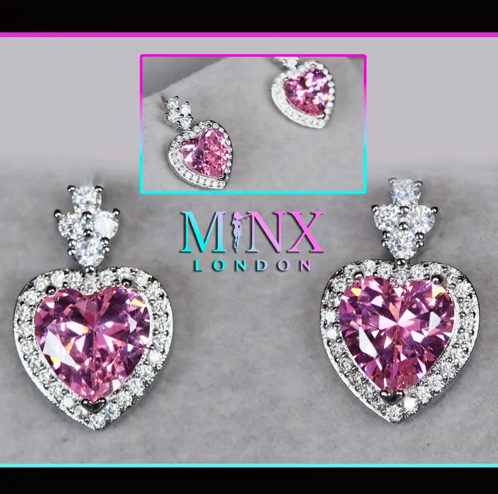 Earrings Pink Heart Diamond Ear Studs Pink Diamond Earrings Lab Diamonds London Earrings Pink Heart Diamond Ear Studs Pink Diamond Earrings Lab Diamonds London