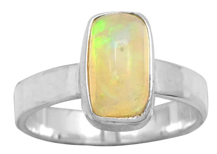 Ethiopian Opal 925 Sterling Silver Rings Silver Jewelry YoTreasure Rings