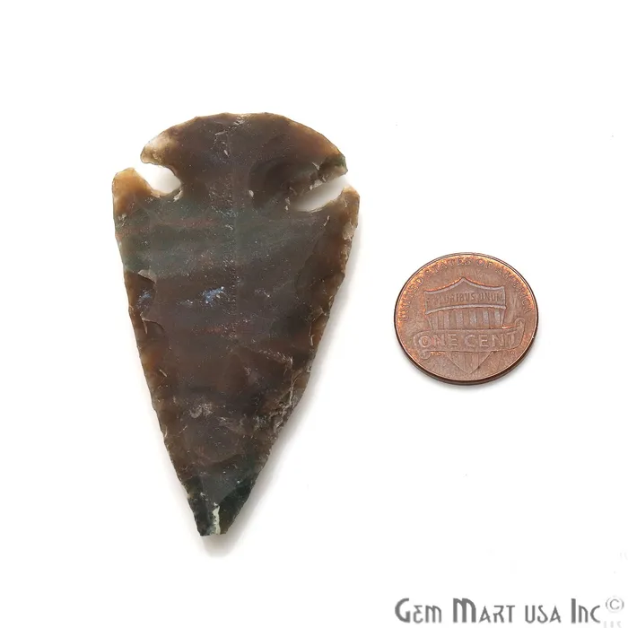 GemmartUSA Necklaces 5pc Lot Arrowhead Cut Gemstones 58x28mm Handcrafted Stone Loose Gemstone DIY Pendant DIY Jewelry GemmartUSA Necklaces 5pc Lot Arrowhead Cut Gemstones 58x28mm Handcrafted Stone Loose Gemstone DIY Pendant DIY Jewelry