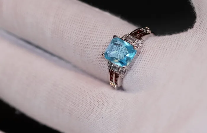Lab Diamonds London Rings Aquamarine Ring Aquamarine Diamond Ring Aquamarine Emerald Ring Womens Diamond Ring Blue Diamond Ring Womens Diamond Ring