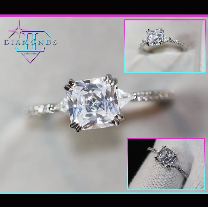 Lab Diamonds London Rings Womens Princess Cut Engagement Ring Engagement Ring Lab Diamonds London Rings Womens Princess Cut Engagement Ring Engagement Ring