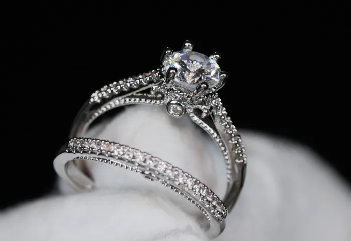 Lab Diamonds London Rings Womens Wedding Ring Set Engagement Ring Set Wedding Ring