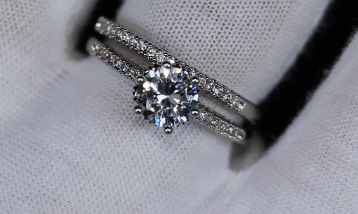 Lab Diamonds London Rings Womens Wedding Ring Set Engagement Ring Set Wedding Ring