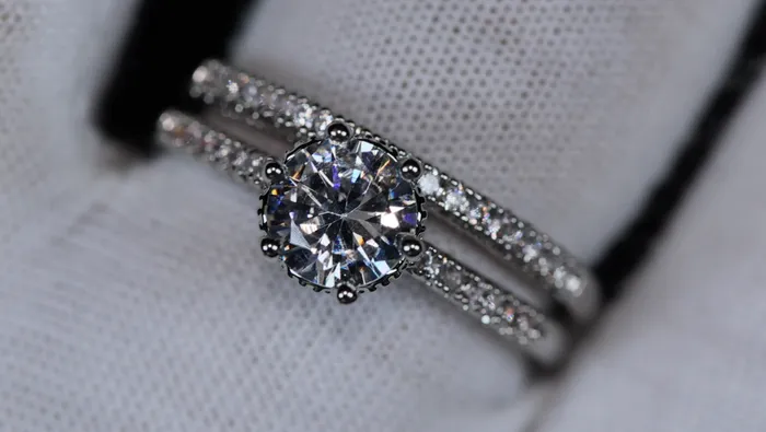 Lab Diamonds London Rings Womens Wedding Ring Set Engagement Ring Set Wedding Ring
