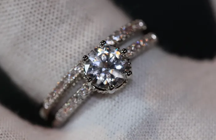 Lab Diamonds London Rings Womens Wedding Ring Set Engagement Ring Set Wedding Ring
