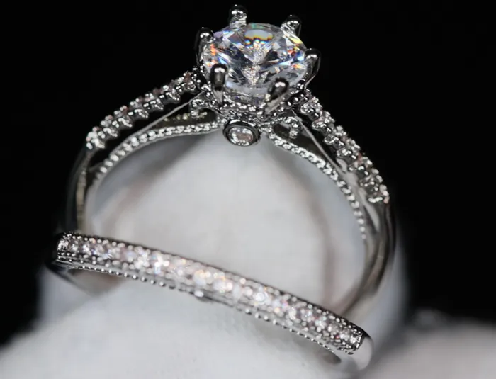 Lab Diamonds London Rings Womens Wedding Ring Set Engagement Ring Set Wedding Ring