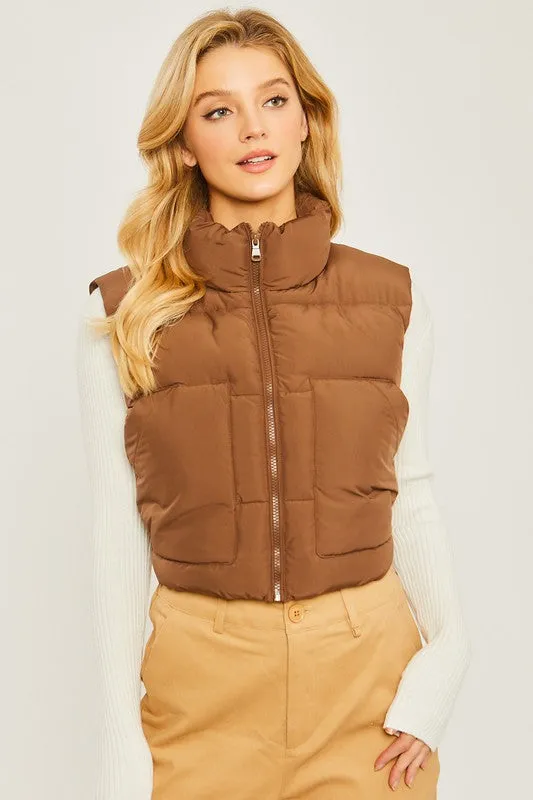 Love Tree Puffer Vest With Pockets Love Tree Necklaces