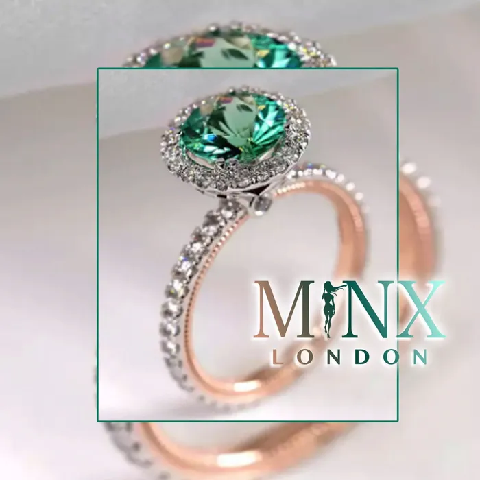 Minx London Rings Green Diamond Ring Green Diamond Engagement Ring Green Wedding Ring Womens Green Diamond Ring Green Diamond Ring with halo Minx London Rings Green Diamond Ring Green Diamond Engagement Ring Green Wedding Ring Womens Green Diamond Ring Green Diamond Ring with halo