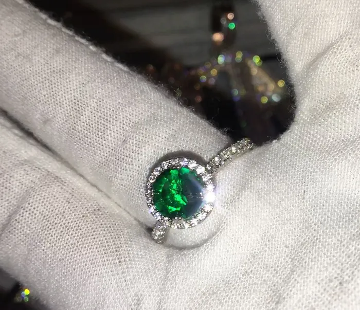 Minx London Rings Green Diamond Ring Green Diamond Engagement Ring Green Wedding Ring Womens Green Diamond Ring Green Diamond Ring with halo