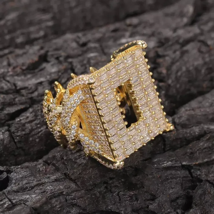 Minx London Rings Iced Out Ring Mens Iced Out Rings Big Iced Out Ring Iced Out Rings UK big diamond ring Hip Hop Ring Mens Big Diamond Ring