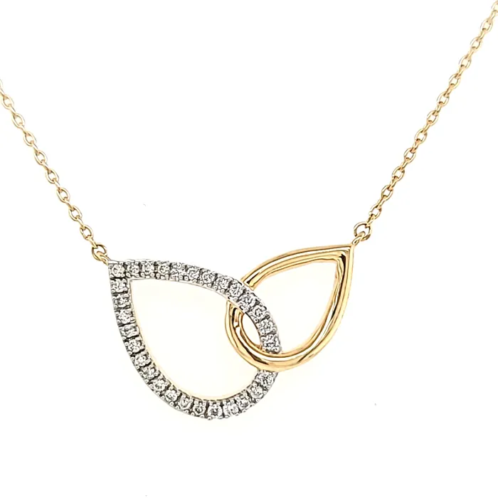 Necklaces Bassali Interlocking PearShapes Necklace I6480