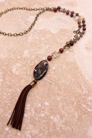 Necklaces Dylan Jewelry Faith Necklace in Brick
