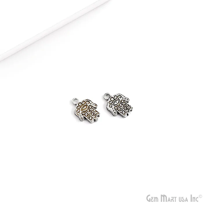 Necklaces GemMartUSA Antique Brass Hamsa Hand Turkish Jewelry Charms Silver Boho Tribal Findings Hand of Fatima unique gift for her Ethnic Amulets Necklaces GemMartUSA Antique Brass Hamsa Hand Turkish Jewelry Charms Silver Boho Tribal Findings Hand of Fatima unique gift for her Ethnic Amulets