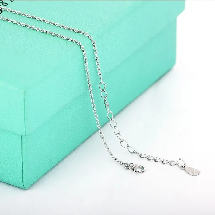 Personalized Jewel Necklaces Personalized 925 Sterling Silver Romantic Pendant Necklace 12 Color Options for Birthstone Classic Fashion Jewelry for Women