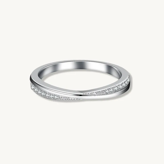 Rings Camile Stone The Cross Moissanite Diamond Engagement Ring