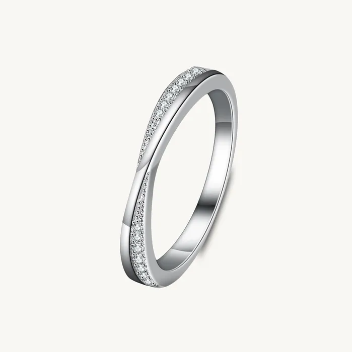 Rings Camile Stone The Cross Moissanite Diamond Engagement Ring