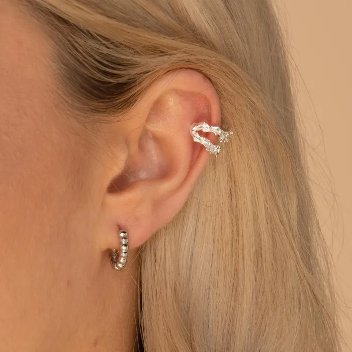 Thick Dot Huggie Earrings Camile Stone Earrings Thick Dot Huggie Earrings Camile Stone Earrings