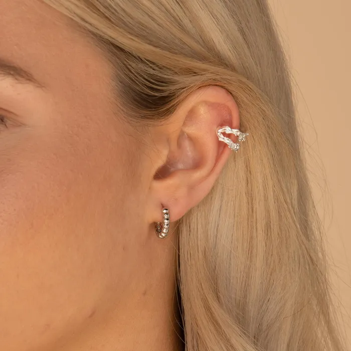 Thick Dot Huggie Earrings Camile Stone Earrings Thick Dot Huggie Earrings Camile Stone Earrings