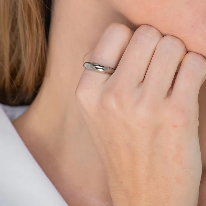 Thin Dome Adjustable Open Ring Camile Stone Rings Thin Dome Adjustable Open Ring Camile Stone Rings