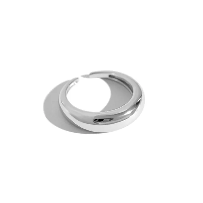 Thin Dome Adjustable Open Ring Camile Stone Rings Thin Dome Adjustable Open Ring Camile Stone Rings