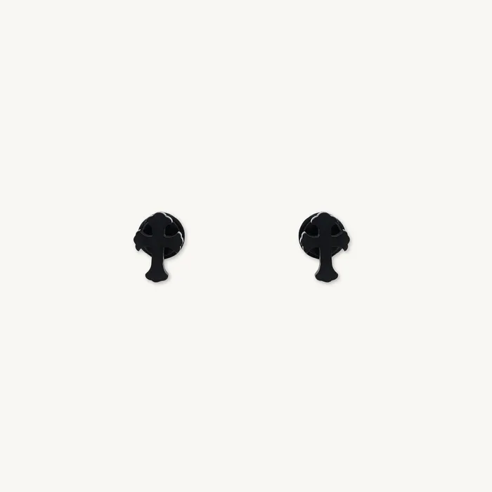 Unisex Cross Stud Earrings Camile Stone Earrings
