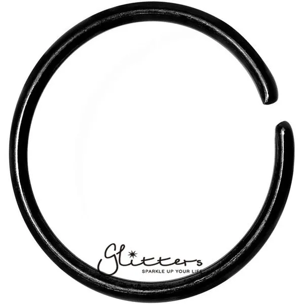 20GA 316L Surgical Steel Bendable Nose Hoop Glitters Earrings