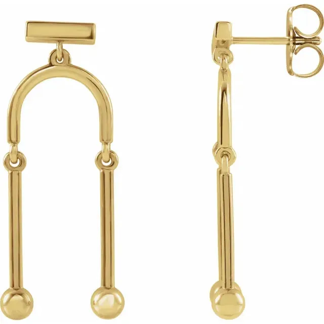 302 Fine Jewelry Earrings Mobile Dangle Drop Earrings Solid 14K Yellow White Rose Gold Platinum or Silver 302 Fine Jewelry Earrings Mobile Dangle Drop Earrings Solid 14K Yellow White Rose Gold Platinum or Silver