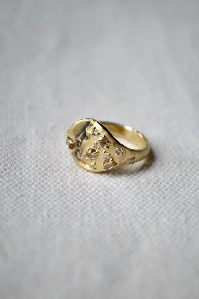 Atelier Narc Rings Gold and Diamond Ring