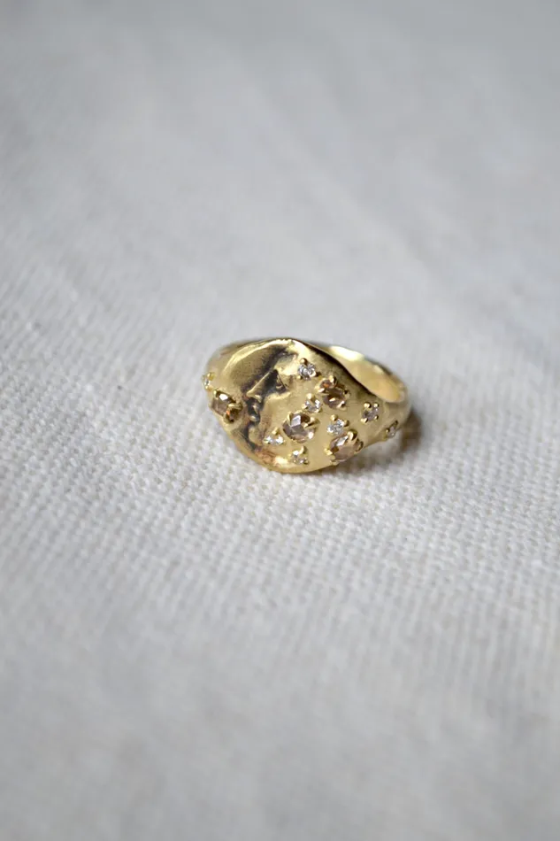 Atelier Narc Rings Gold and Diamond Ring