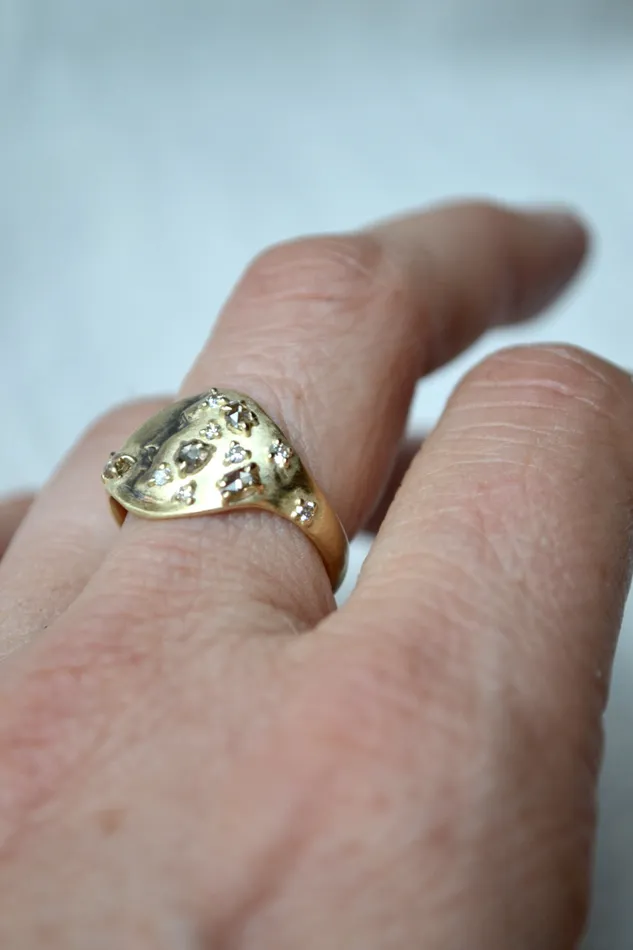Atelier Narc Rings Gold and Diamond Ring