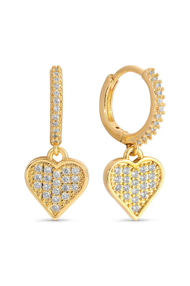 Audrey 3 Piece CZ Earring Set Eye Candy LA Earrings