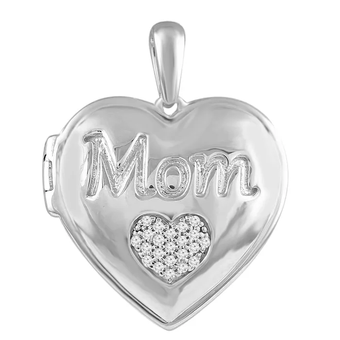 AV Necklaces LADIES PENDANT WITH CHAIN 005CT ROUND DIAMOND 10K WHITE GOLD AV Necklaces LADIES PENDANT WITH CHAIN 005CT ROUND DIAMOND 10K WHITE GOLD