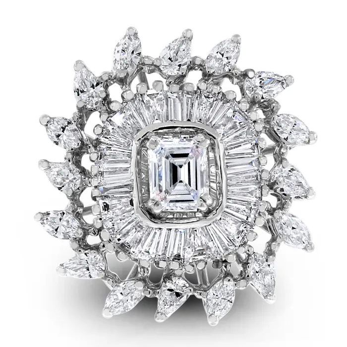 Beauvince Rings Beauvince Czarina Diamond Ring 250 ct Diamonds in White Gold Beauvince Rings Beauvince Czarina Diamond Ring 250 ct Diamonds in White Gold