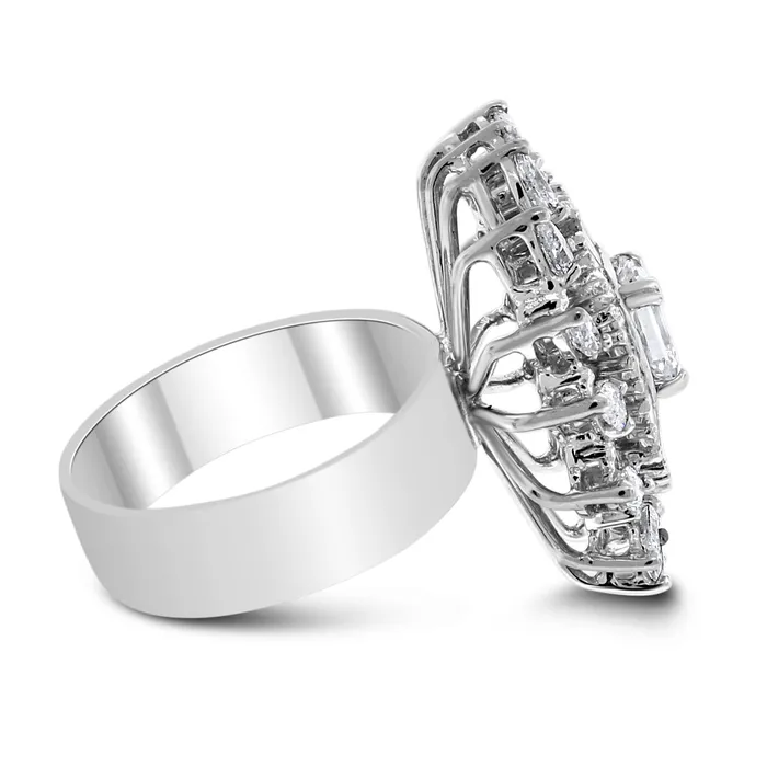 Beauvince Rings Beauvince Czarina Diamond Ring 250 ct Diamonds in White Gold