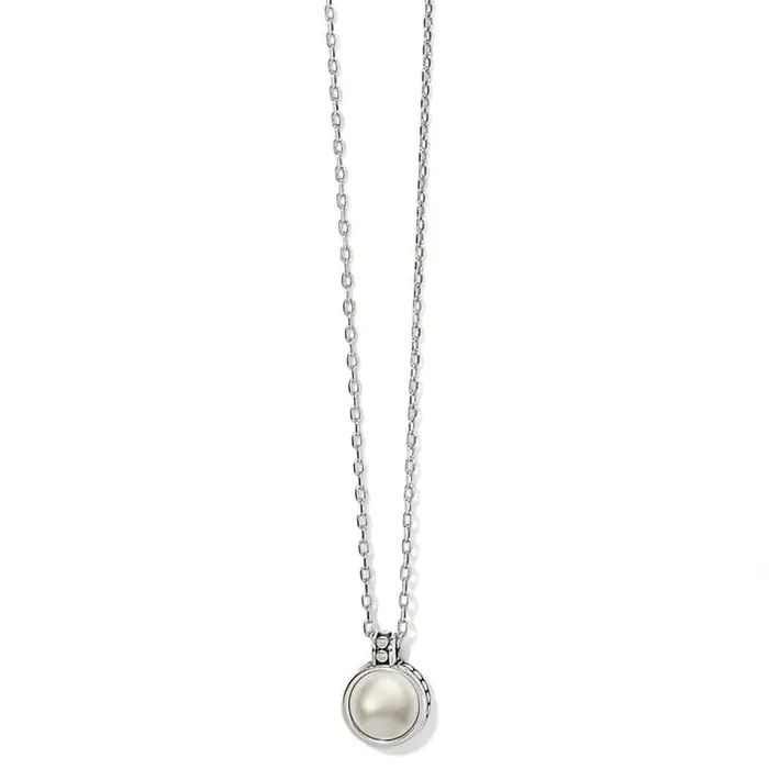 Brighton Necklaces Pebble Dot Pearl Short Necklace Pearl