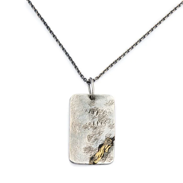 Buck Palmer Necklaces Rustic Tag Necklace