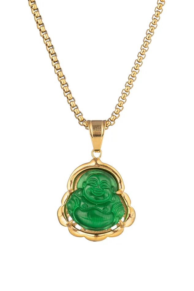 Buddha Pendant Necklace Eye Candy LA Necklaces