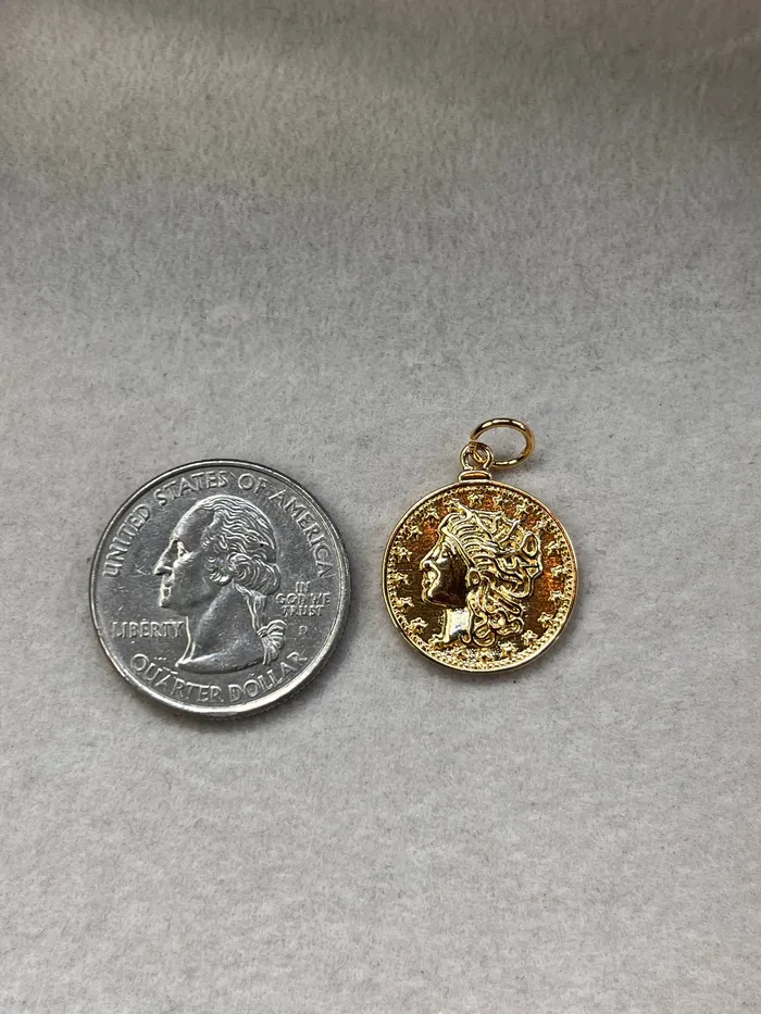 Charm Necklaces Coin charm pau jewelry Charm Necklaces Coin charm pau jewelry