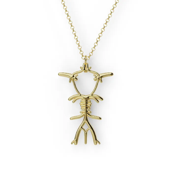 circle of Willis necklace gold vermeil sciencejewelry1824 Necklaces
