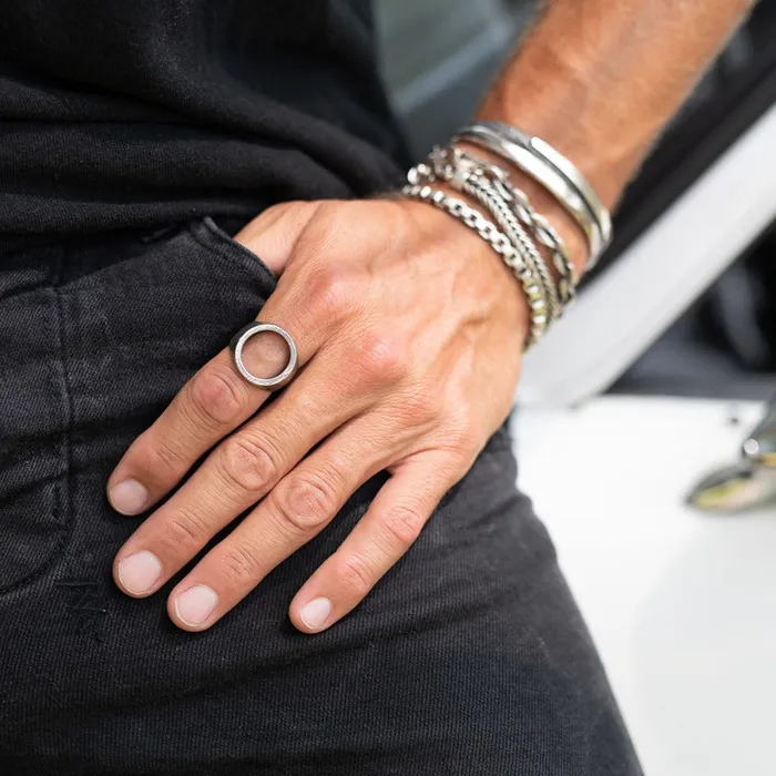 Circle Ring Buck Palmer Rings
